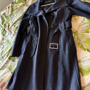 Guess Black Trench Coat for Women